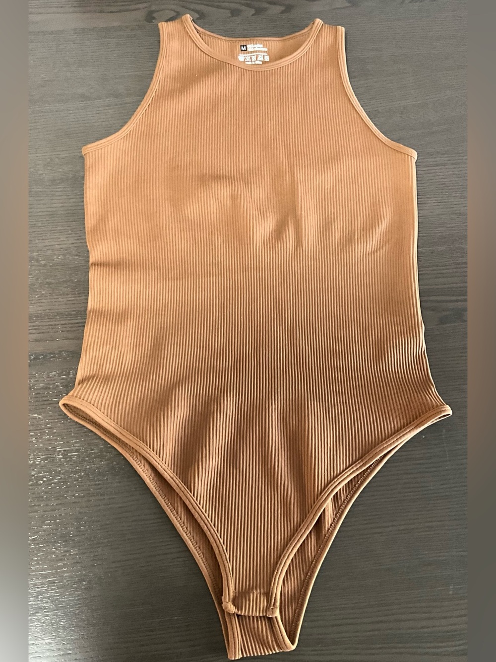 The “Fits Everybody” High Neck Bodysuit in Copper Size M(STRECH